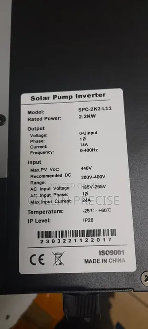 2.2kW Solar Pump Inverter