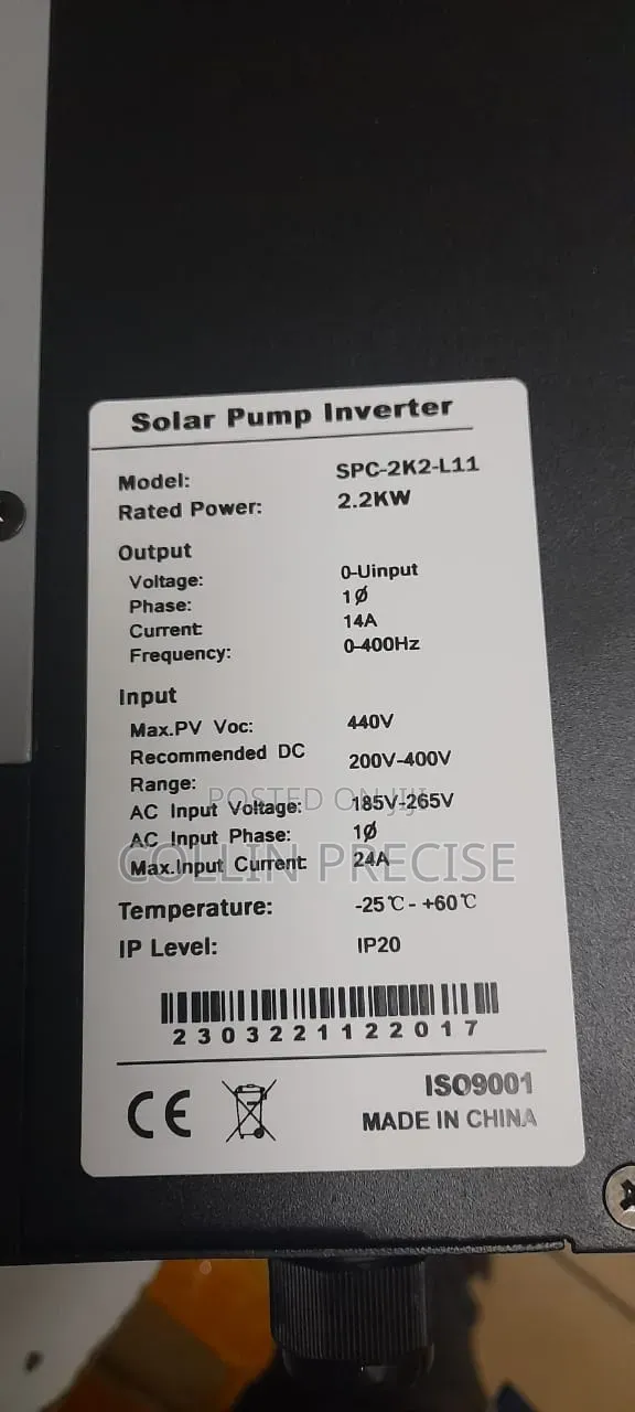 2.2kW Solar Pump Inverter