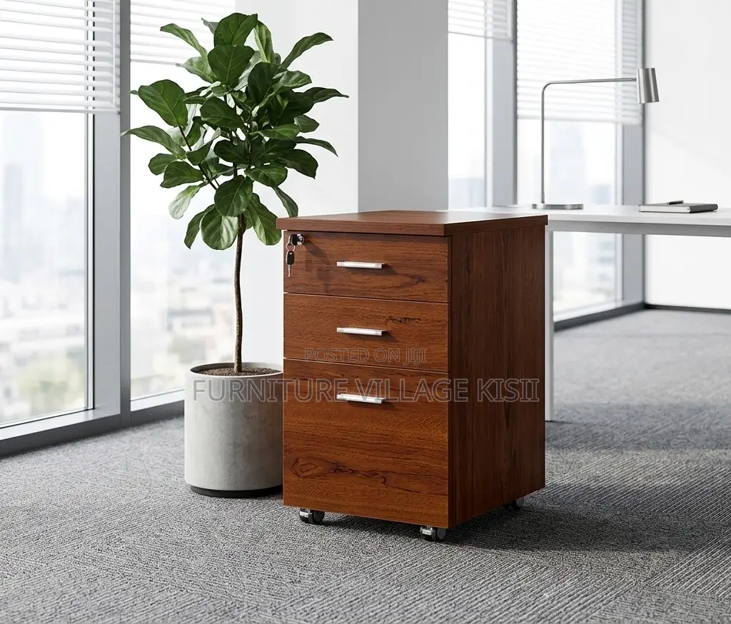 Office Furniture; 3-Drawer Mobile Pedestral Cabinet