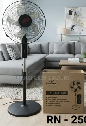 Rashnik Standing Fan With Remote Control