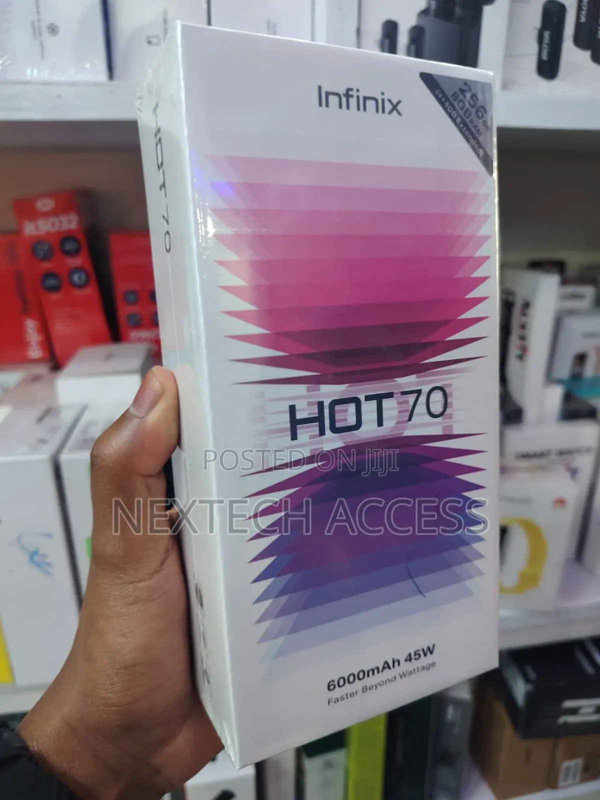 New Infinix Hot 70 128 GB Black