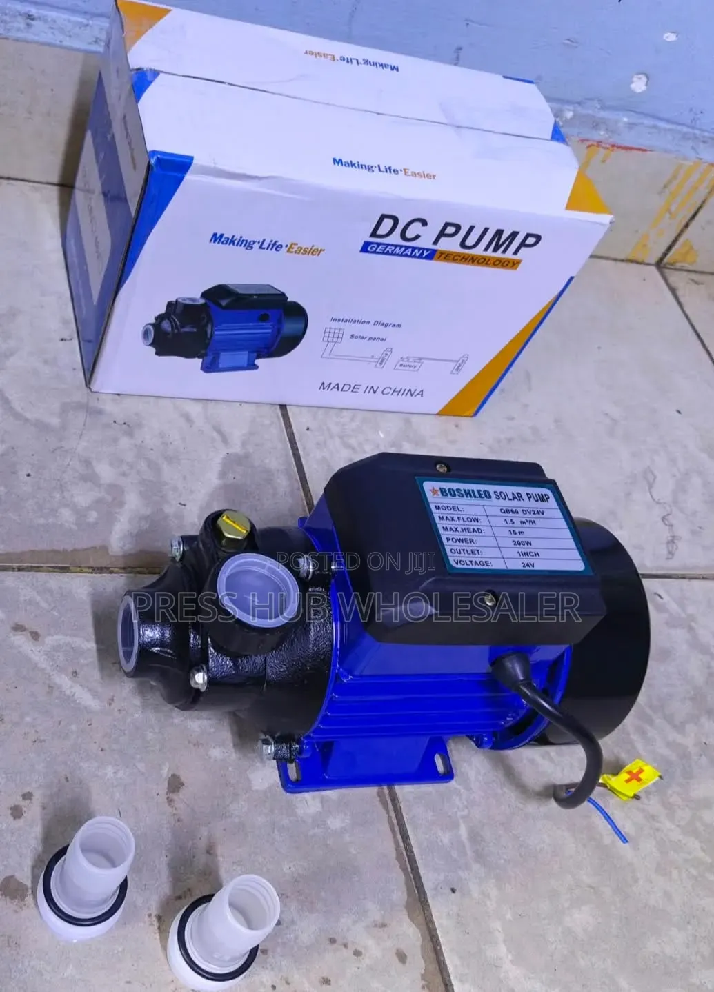 24V DC Solar Booster Water Pump With a 200W