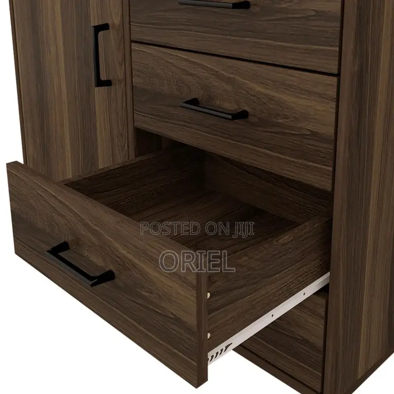 Modern Office Filing Credenza : 4-Drawer Office Storage Credenza