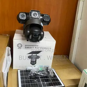 24/7 Operation Triple-Lens Design Solar 360° Dome Camera