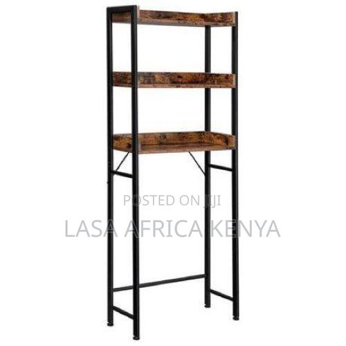 3-Tier Bathroom Organiser Shelf Adjustable Space-Saving - main view