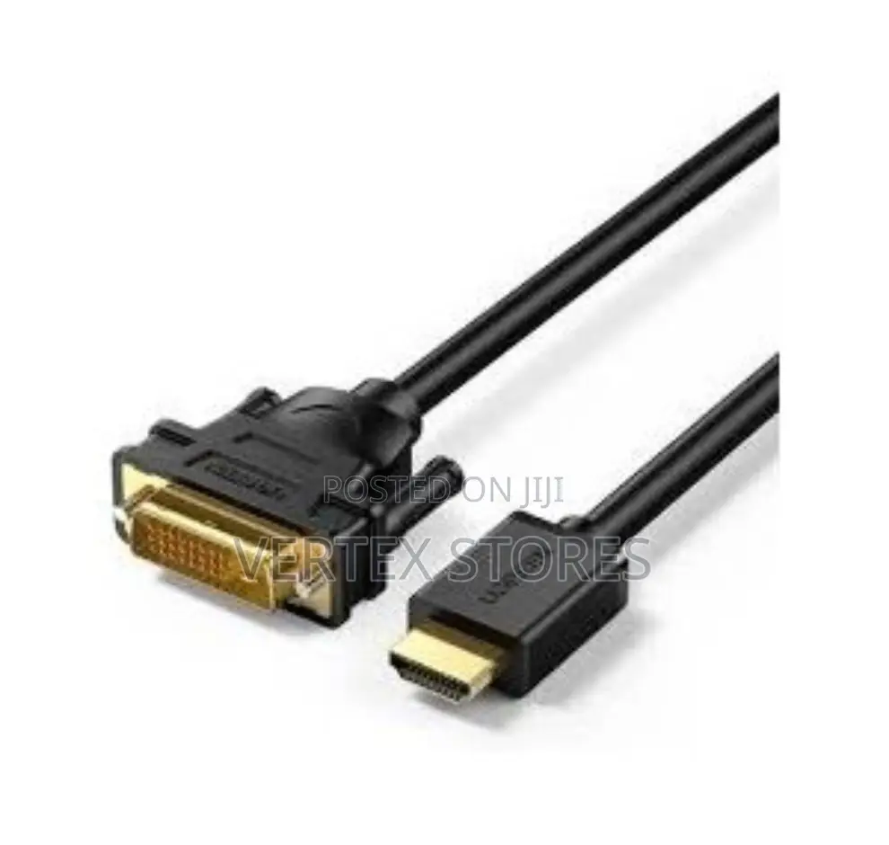UGREEN HD106 HDMI to DVI 2K Cable Male to Male 2m - Black