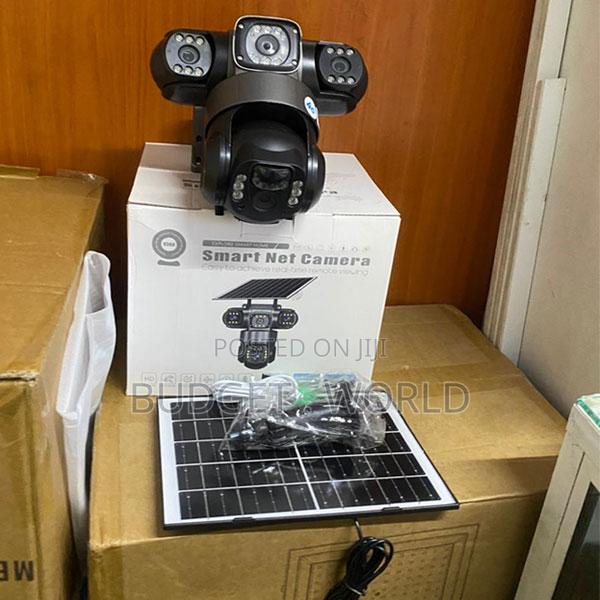 Remote Monitoring Surveillance Full-Color Triple Lens 4G Solar PTZ Cam