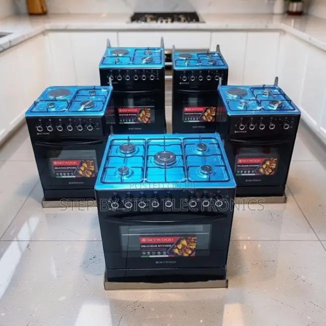 Quick Heating 3 Gas Burners +1 Electric Free Standing Cookers