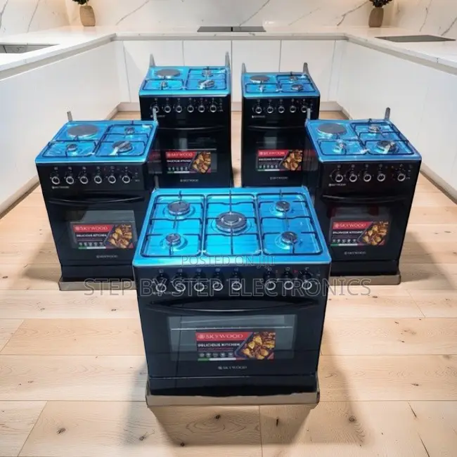 Modern Design 3 Gas Burners +1 Electric Free Standing Cookers