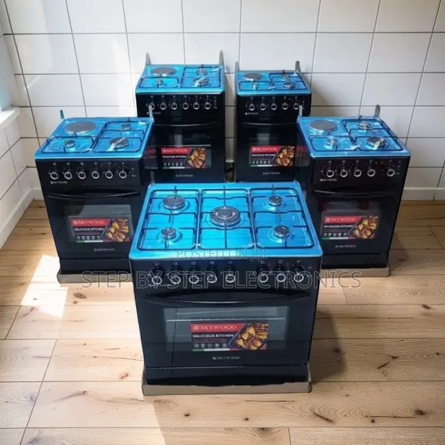 Modern Design 3 Gas Burners +1 Electric Free Standing Cookers