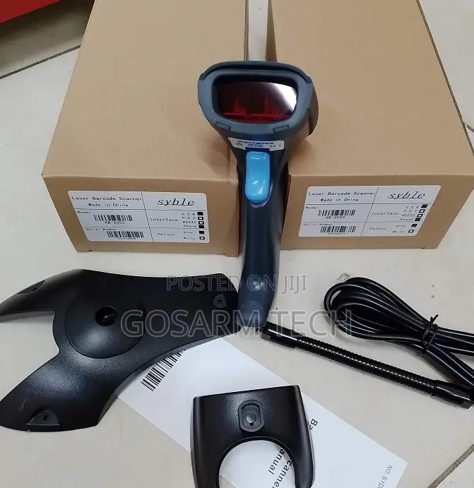 New Syble XB-2055 Industrial 1D Barcode Scanner – USB Wired