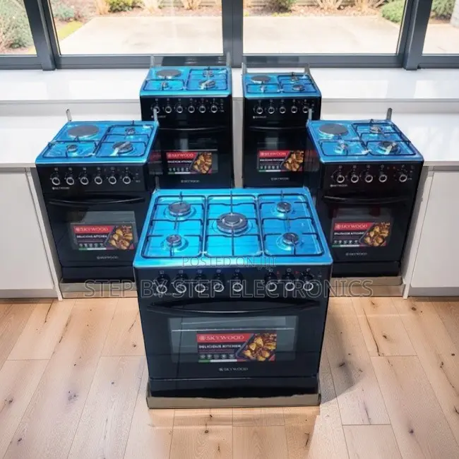 Strong Frame 3 Gas Burners +1 Electric Free Standing Cookers