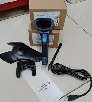 Syble XB-2055 Complete Scanner Bundle – Wired USB Scanner With Stand