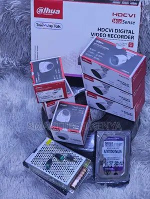 Dahua 4 Channel Full Kit CCTV Cameras Package
