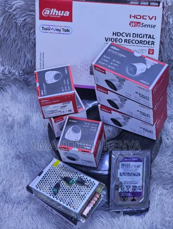 Dahua 4 Channel Full Kit CCTV Cameras Package