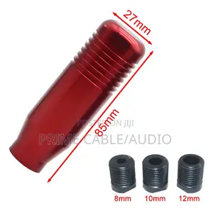Universal Gear Knob – 8mm/10mm/12mm Thread Adapters, 85mm Length**