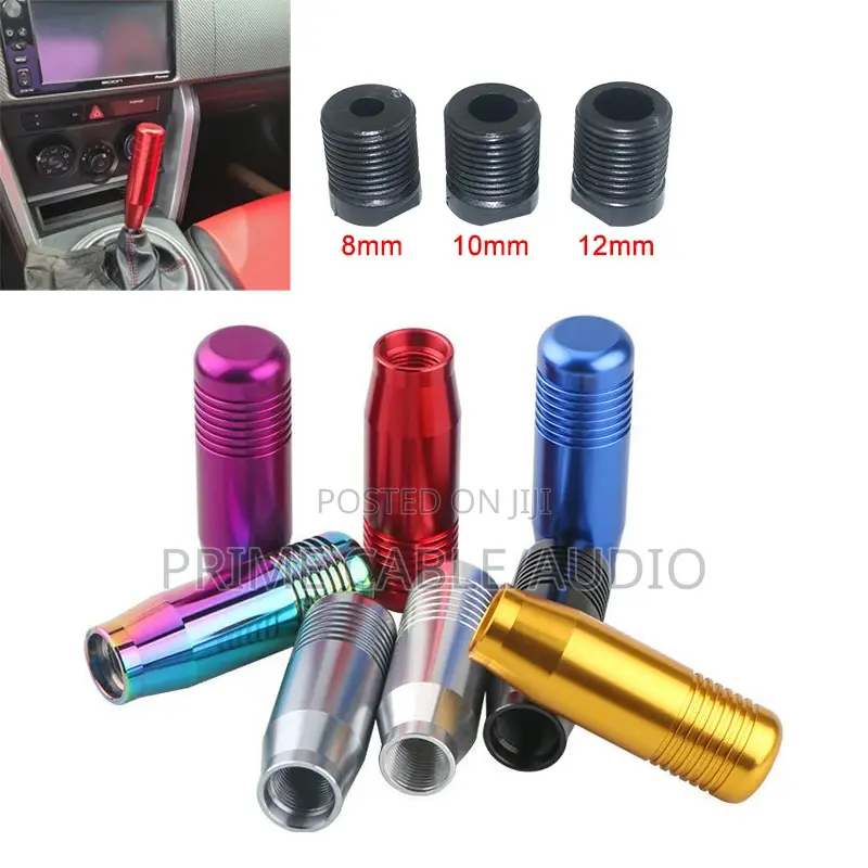 Universal Gear Knob – 8mm/10mm/12mm Thread Adapters, 85mm Length**