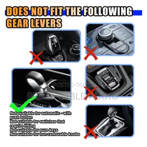 Universal Gear Knob – 8mm/10mm/12mm Thread Adapters, 85mm Length**