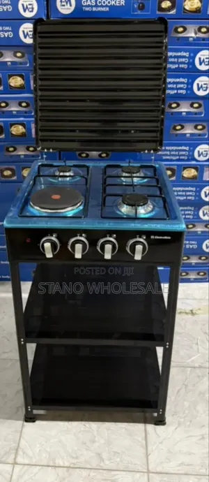 Eletromate 3 +1 Standing Cooker With Shelves
