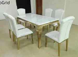 Quality 6 Sitter Executive Modern Advanced Marble Dinning Table ,,