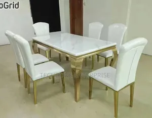 Quality 6 Sitter Executive Modern Advanced Marble Dinning Table ,,