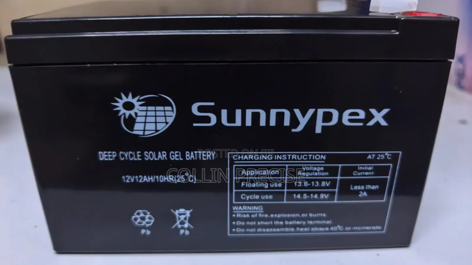 12v/12Ah Deep Cycle Battery