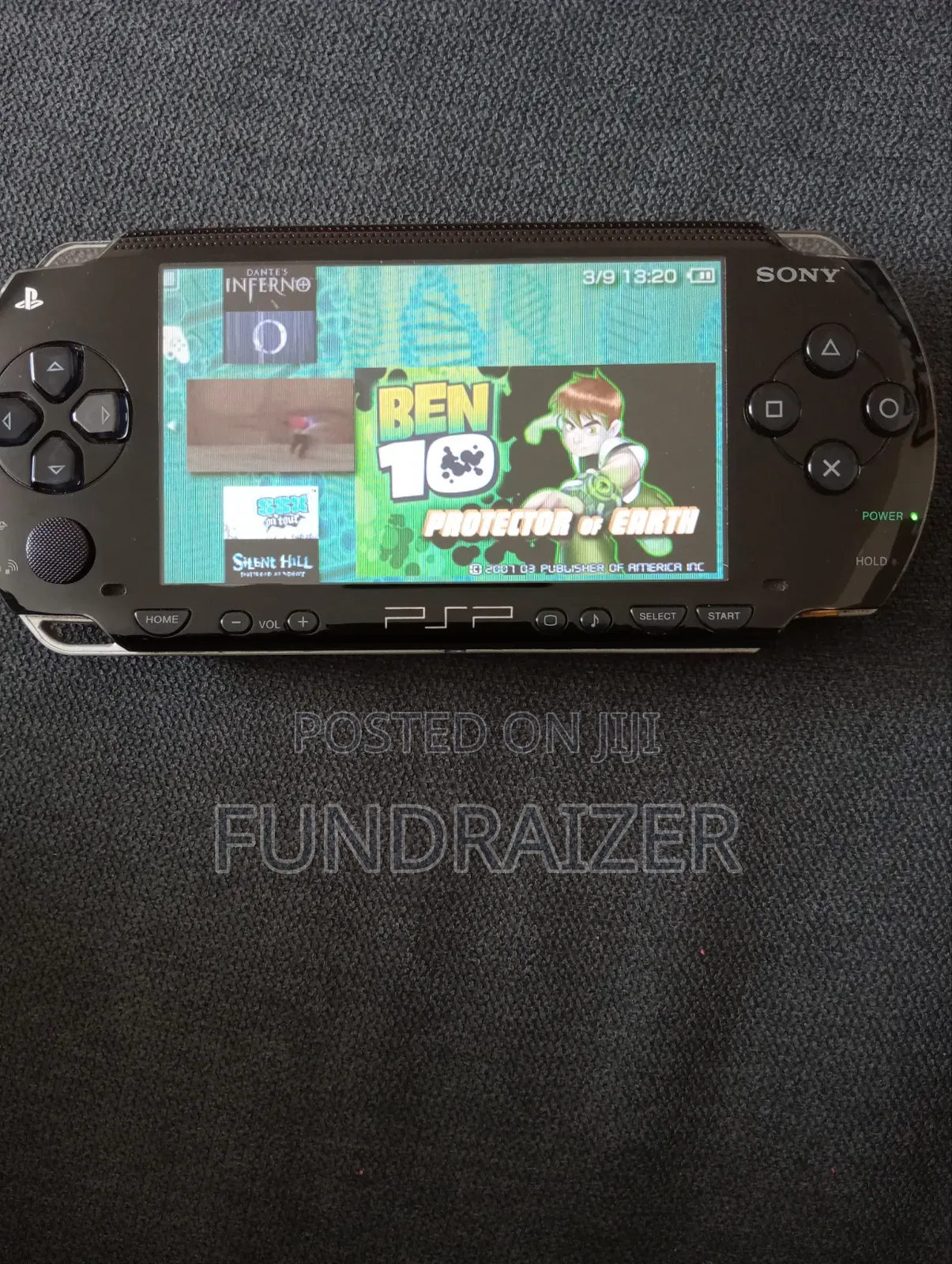 Black PSP 1000 Chipped With 30 Games