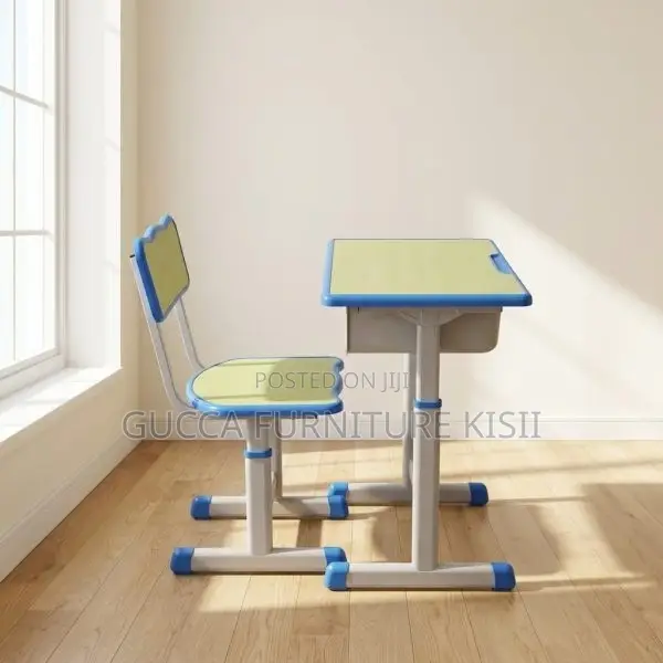 Kids Furniture; Vibrant Ergonomic Children Study Desk and Chair