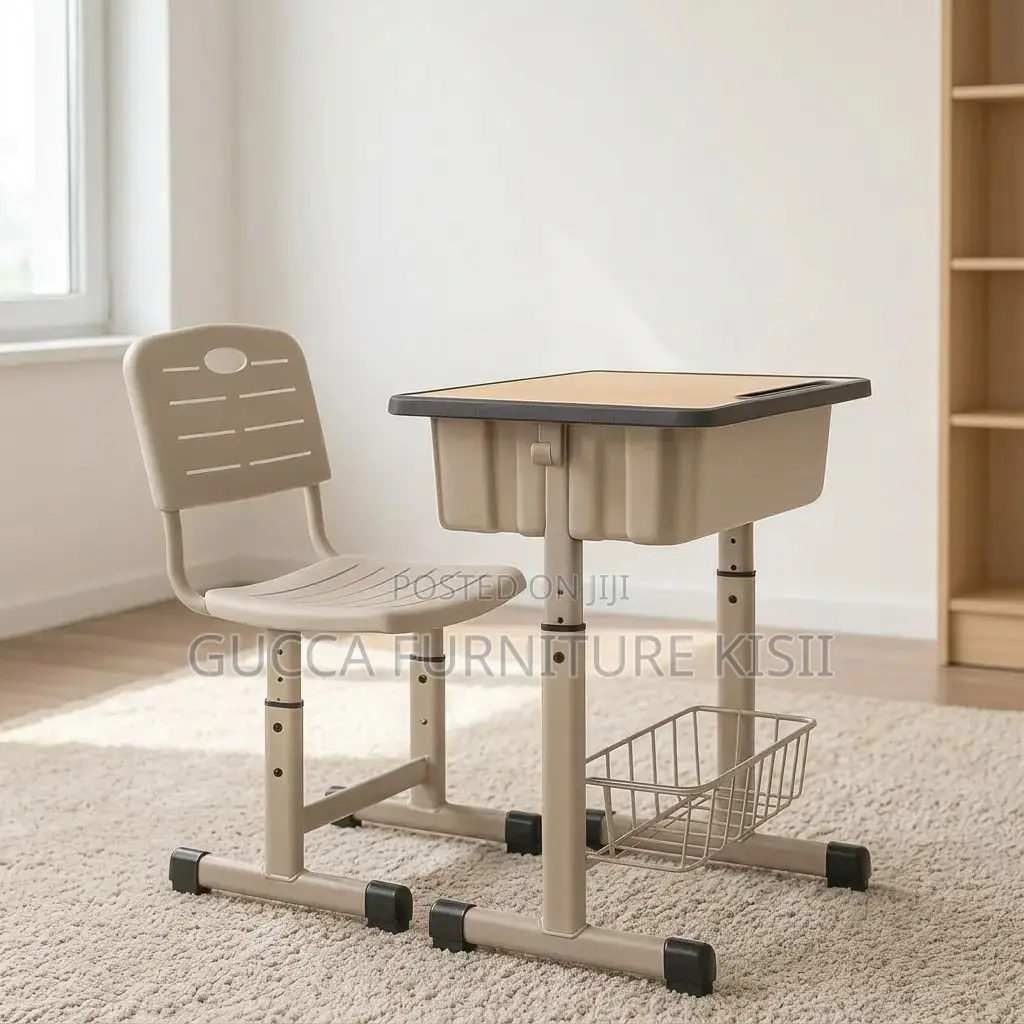 Kids Furniture; Vibrant Ergonomic Children Study Desk and Chair