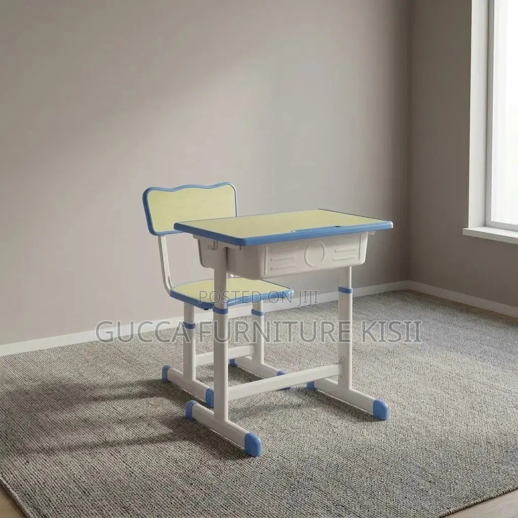 Kids Furniture; Vibrant Ergonomic Children Study Desk and Chair