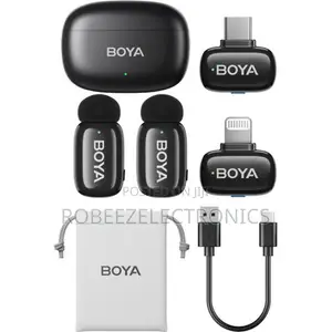BOYA Mini 2-Person Microphone With Lightning & USB-C Connectors