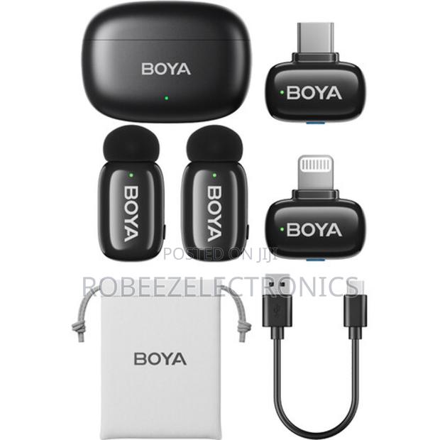 BOYA Mini 2-Person Microphone With Lightning & USB-C Connectors