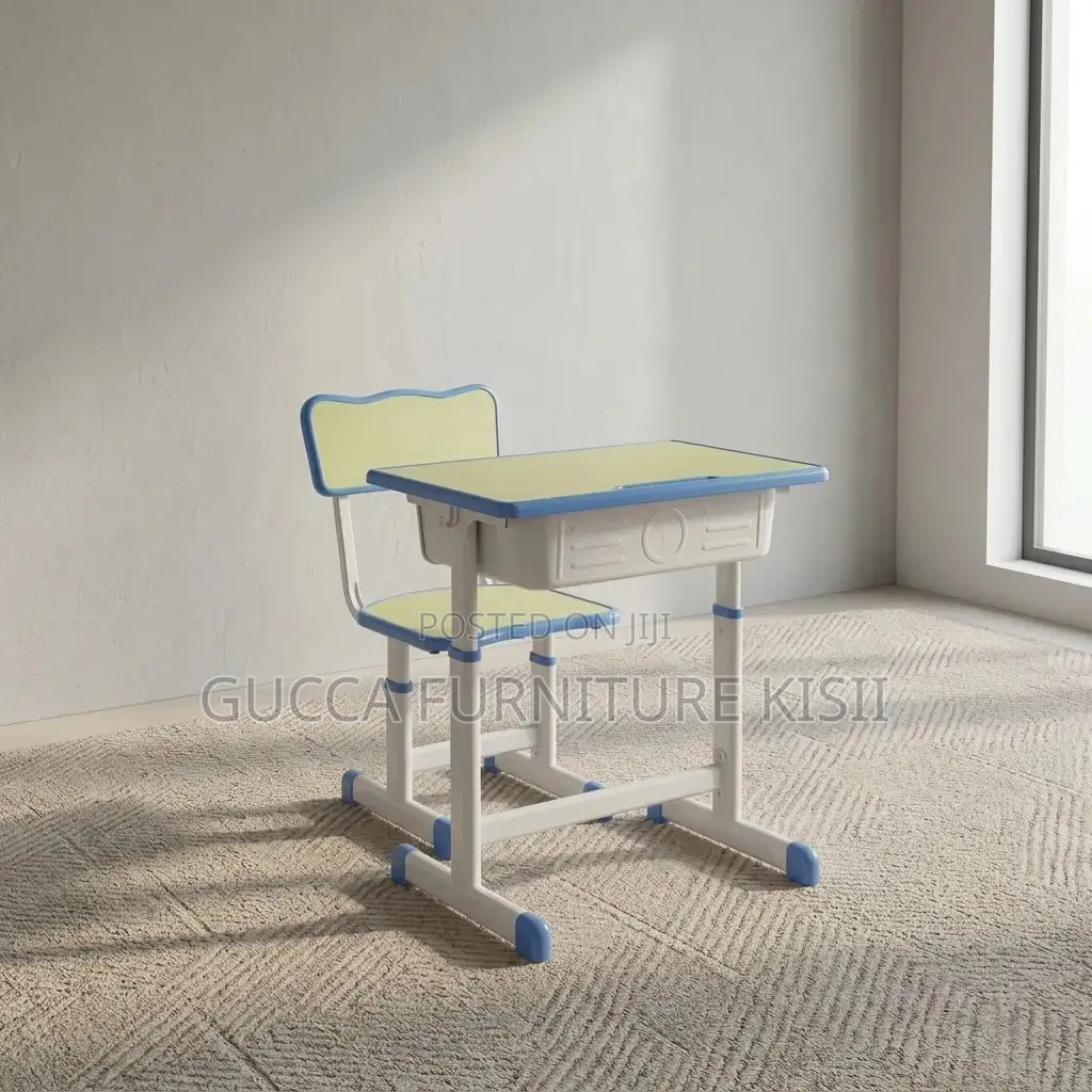 Kids Furniture; Vibrant Ergonomic Children Study Desk and Chair