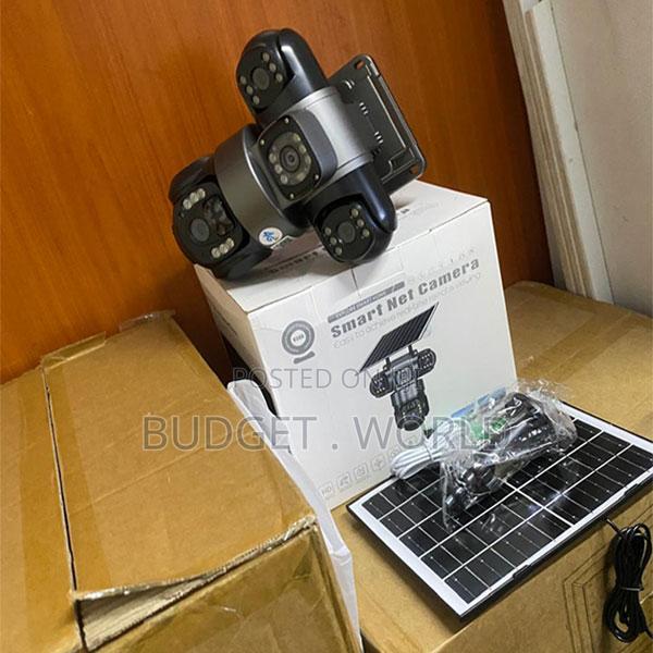 PTZ Remote Control, High-Definition V380 Triple Lens Solar 4G PTZ