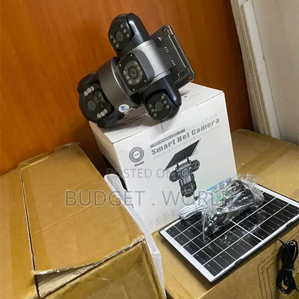 PTZ Remote Control, High-Definition V380 Triple Lens Solar 4G PTZ