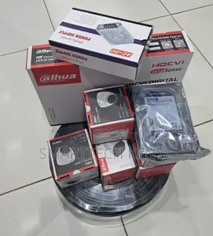 Dahua 4 Channel CCTV Camera Full Set Complete Security Kit