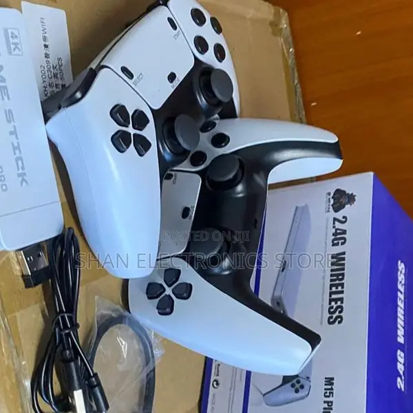 M15 Retro TV Gaming Console – Wireless Game Stick With Dual Controlle