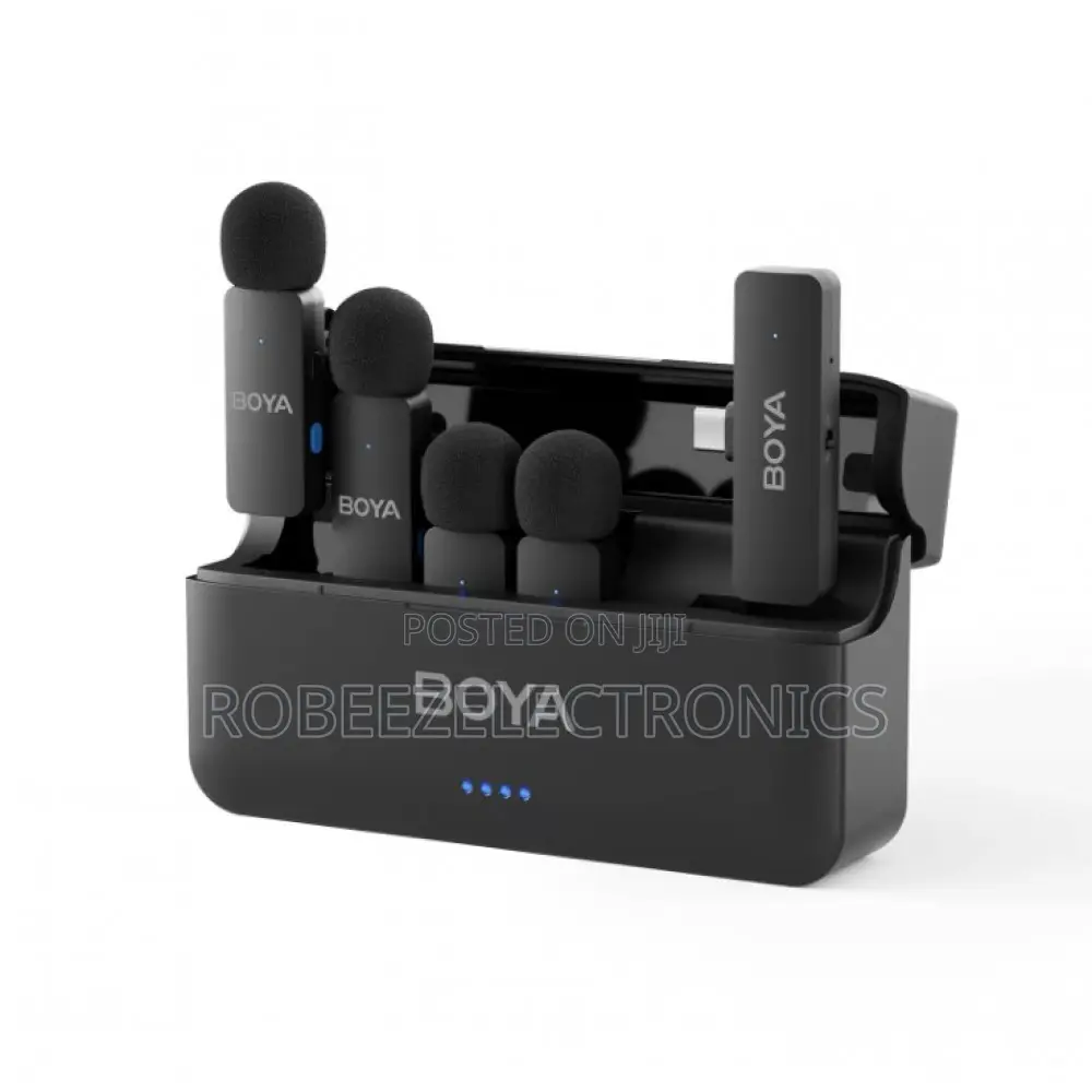 BOYA BY-V4U 4-Person Microphone System With USB-C Connector