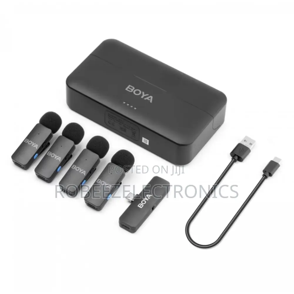 BOYA BY-V4U 4-Person Microphone System With USB-C Connector