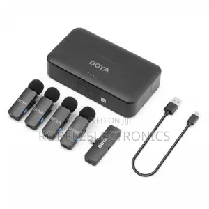 BOYA BY-V4U 4-Person Microphone System With USB-C Connector