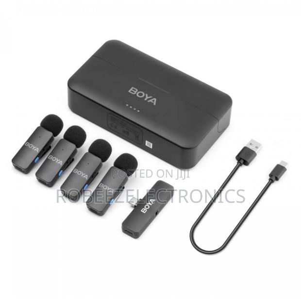 BOYA BY-V4U 4-Person Microphone System With USB-C Connector - thumbnail 2