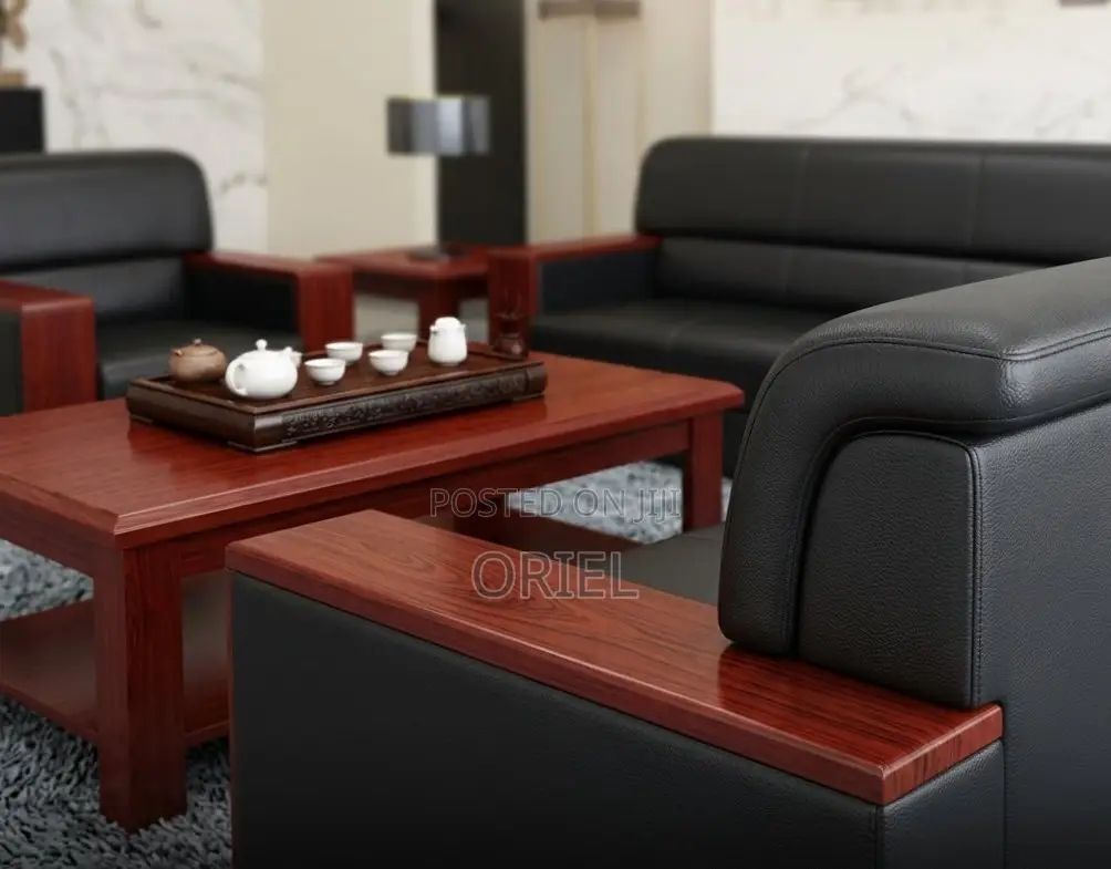 5-Seater Executive Waiting Sofa : Office Reception Sofa Set