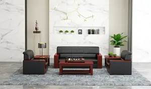 5-Seater Executive Waiting Sofa : Office Reception Sofa Set