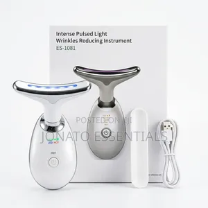Neck Massager Face Lifting LED Photon Wrinkle Remover Device