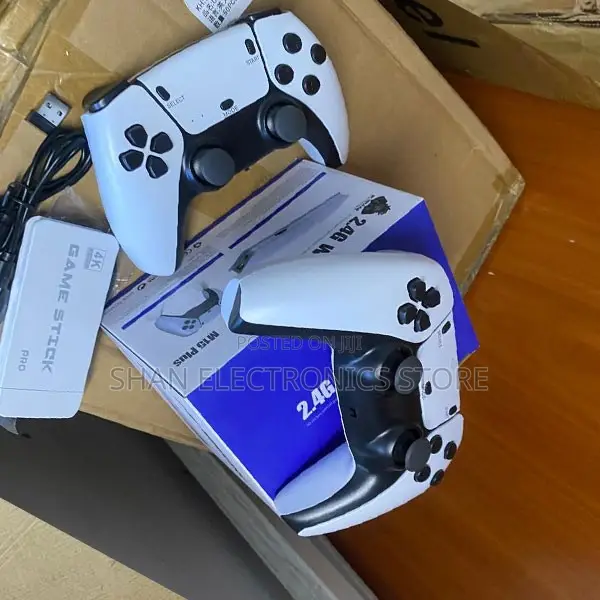 M15 Plug & Play Wireless Retro Console – 2 Player TV Game Stick