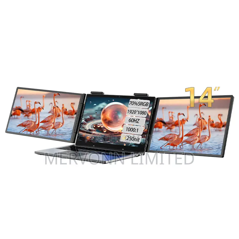 Dual 14-Inch Full HD Portable Monitor