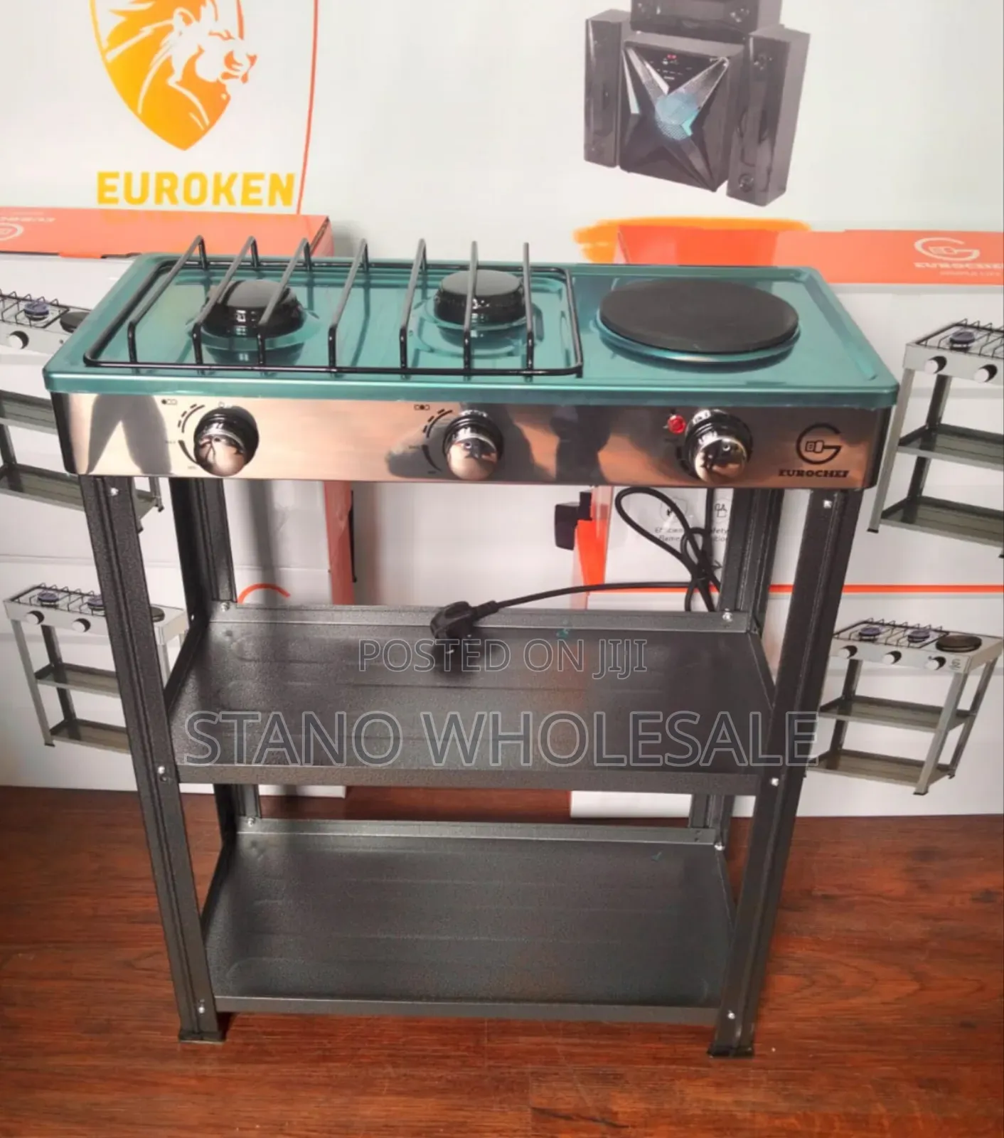 Eurochef 2+1 Standing Cooker With 6