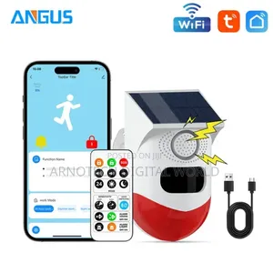 Smart WiFi Outdoor Solar PIR Motion Sensor Alarm With APP Control