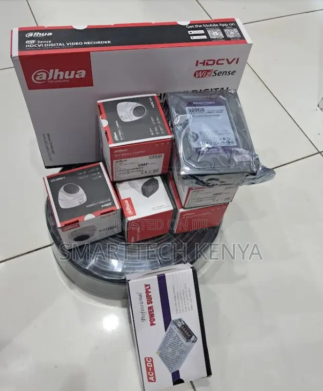 Dahua CCTV Security Cameras / Dahua 4 Channel Full Kit 2mp.