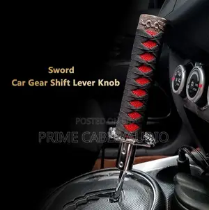 Sword Gear Shift Knob – Universal SamuraiStyle Car Manual Gear Shifter